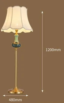 Lustre suspension en céramique et cuivre au design moderne épuré — LZ4X9J