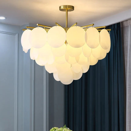 Lustre nordique postmoderne avec carillon éolien décoratif — LZ4X9P