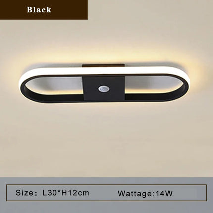 Plafonnier LED intérieur avec détecteur de mouvement PIR intégré — LZ4F9X2
