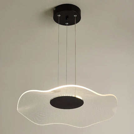 Lustre LED nordique feuille de lotus avec gradation — LZ4M9X2