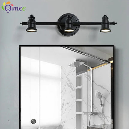 Applique murale LED américaine pour miroir de salle de bains avec ampoules offertes — LZ4X9J