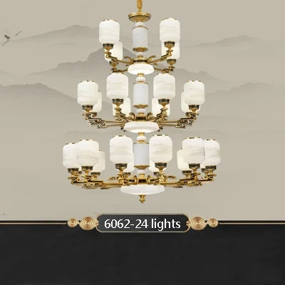 Lustre chinois grande taille pour décoration intérieure élégante — LZ4X9T2Q