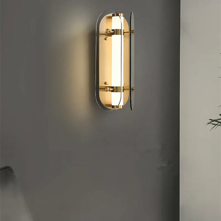 Applique murale design nordique en verre miroir décoratif — LZ4X9P2