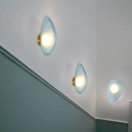 Applique murale LED design nordique forme galet pour chambre et escalier — LZ4X9P2