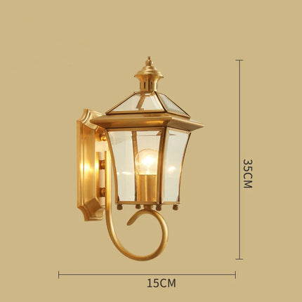 Applique murale extérieure en cuivre pour éclairage décoratif moderne — LZ4X9T1