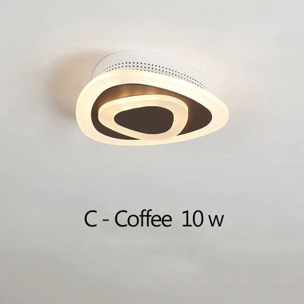 Plafonnier LED décoratif forme ronde et carrée pour maison — LZ4XJ9