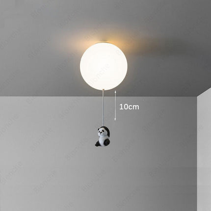 Plafonnier LED enfant avec motifs ballon et panda Otto — LZ4X9T2