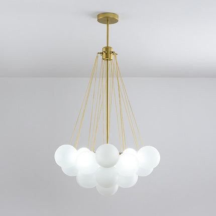 Lustre design à boules multiples en verre Triz — LZ4X7J