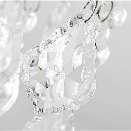Plafonnier LED en cristal doré pour décoration contemporaine — LZ4X9JQ