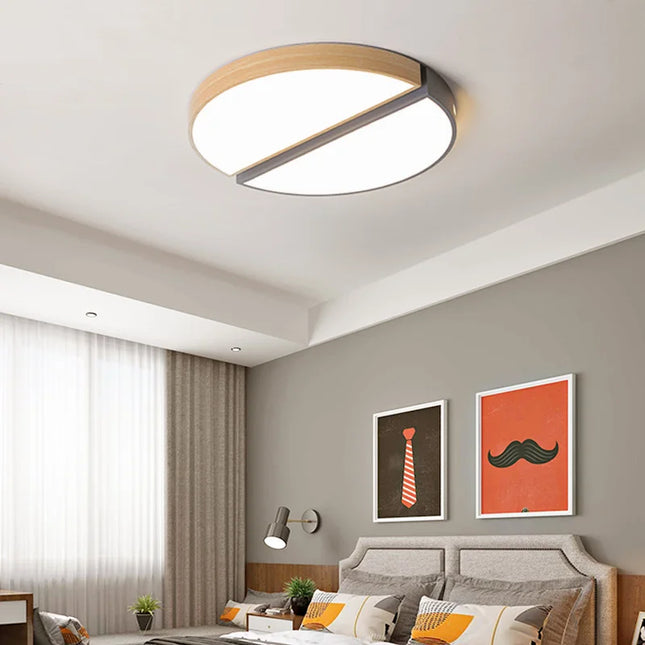 Plafonnier rond au design minimaliste nordique moderne — LZ4X9T