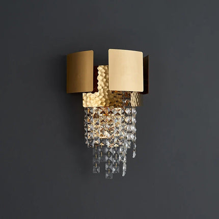 Applique murale LED en cristal pour chevet et salon — LZ4XJ9