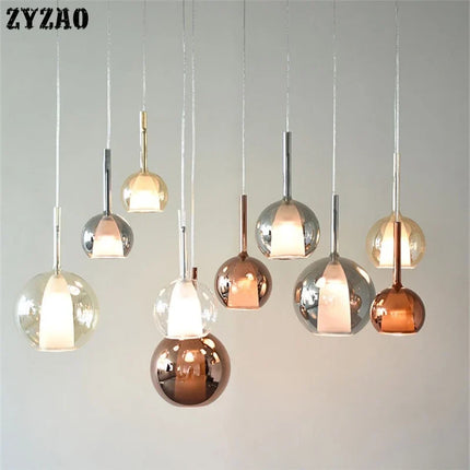 Suspension design nordique en verre pour intérieur élégant — LZ4Q7M9