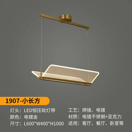 suspension design minimaliste luxe pour intérieur moderne