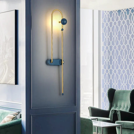 Applique murale LED en métal au design nordique moderne — LZ4X9P2