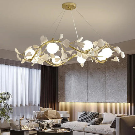 Lustre en verre design nordique pour intérieur moderne — LZ4X9P2