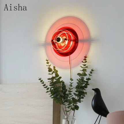 Applique murale rétro UFO en acrylique coloré avec LED intégrée — LZ4N7D