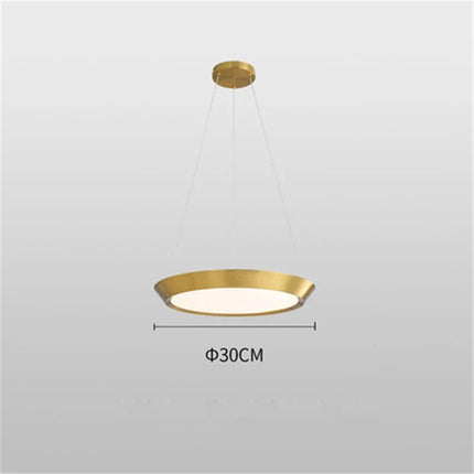 Suspension ronde LED pour éclairage intérieur moderne — LZ4X9T