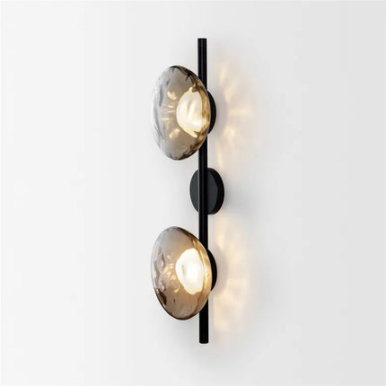 Applique murale ronde en verre au design rétro luxe — LZ4X9P2