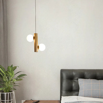 Suspension en bois au design post-moderne et simplicité lumineuse — LZ4XJ9