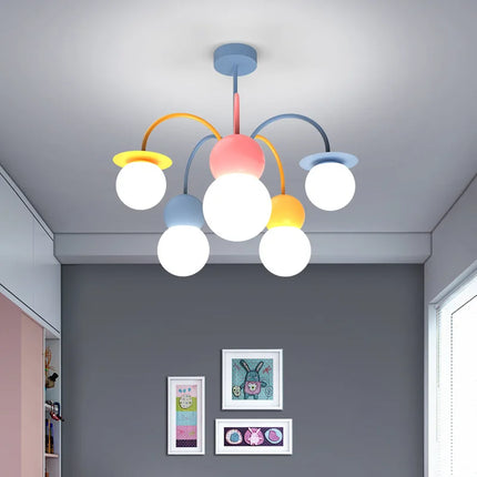 Lustre suspension LED pour enfants style dessin animé nordique — LZ4P9X