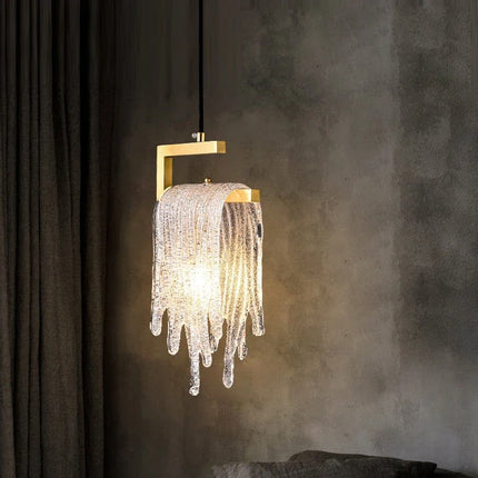 Suspension nordique en verre et cuivre pour décoration intérieure — LZ4X9P