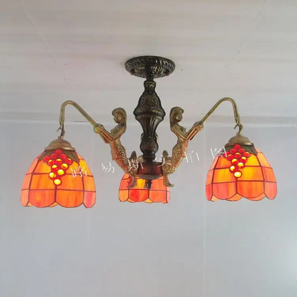lustre méditerranéen tiffany sirène pour intérieur créatif