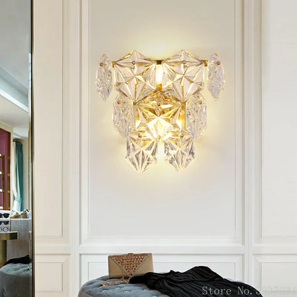 Applique murale décorative en cristal style post-moderne — LZ4G7XQ