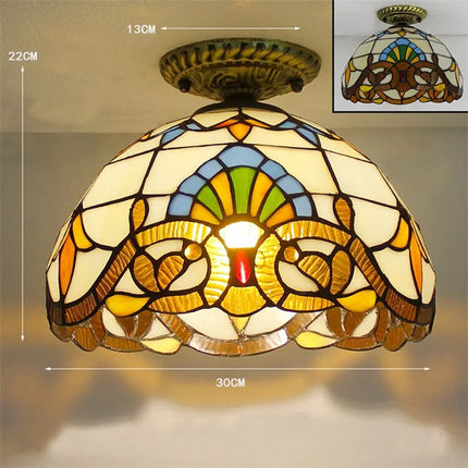 Plafonnier LED moderne en verre avec ampoule 7W E27 — LZ4X9Q2