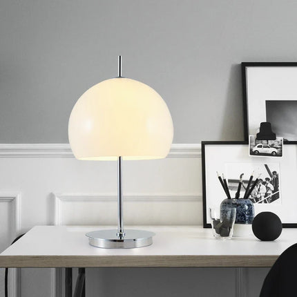 Lampadaire nordique avec abat-jour champignon rétro contemporain — LZ4F9X2