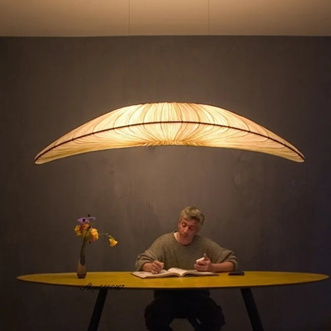 Lustre en tissu marin de luxe style voilier