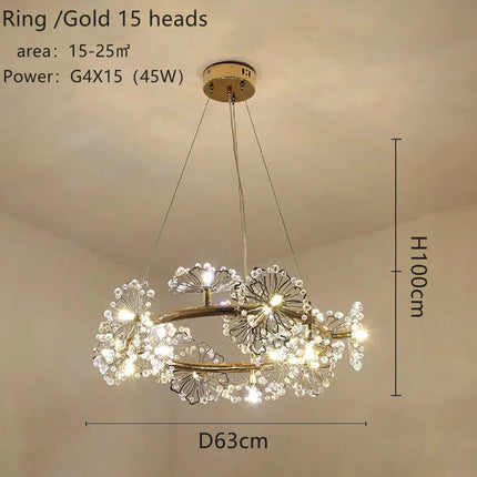 Lustre LED moderne luxe pour éclairage intérieur — LZ4N7Q2F