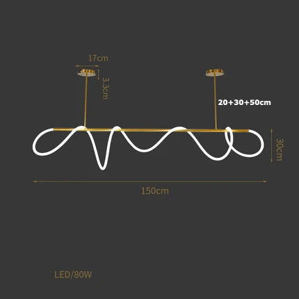 Suspension élégante en forme de notes de musique — LZ4J9P2Q