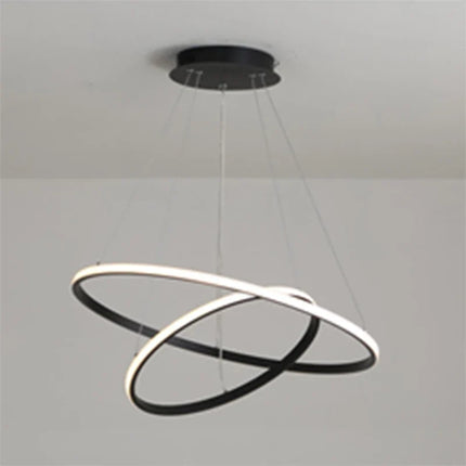 Lustre moderne en aluminium pour bar et salle à manger — LZ4X9T2