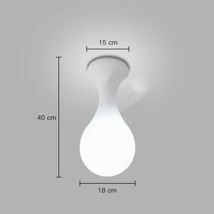 Plafonnier design moderne en forme de goutte de pluie — LZ4X9T1