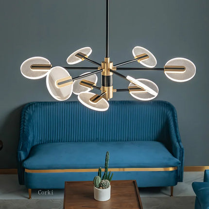 Lustre suspension en acrylique au design nordique élégant — LZ4X9T