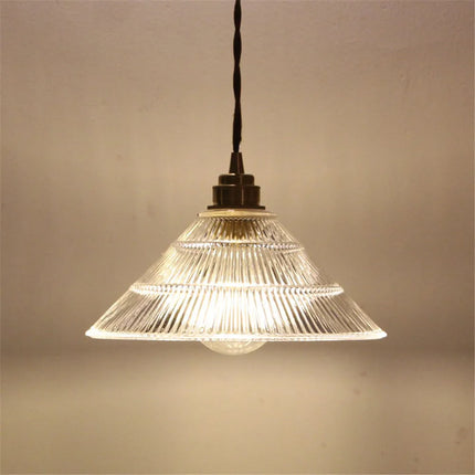 Suspension LED en verre et laiton style loft moderne — LZ4XJ9