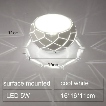 Plafonnier LED moderne avec gradation et trois modes de lumière — LZ4P9XJ