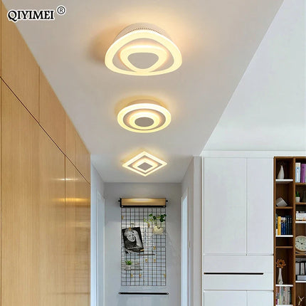 Plafonnier LED décoratif forme ronde et carrée pour maison — LZ4XJ9