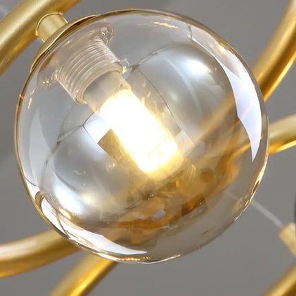 Suspension lustre nordique à bulles pour décoration intérieure — LZ4X9P2