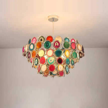 Lustre moderne en agate colorée pour intérieur — LZ4X9P2