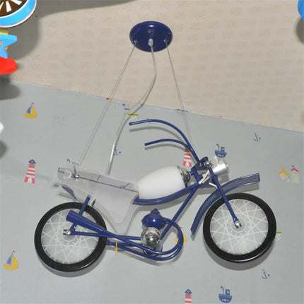 Lustre LED nordique en acrylique moto pour chambre d'enfants — LZ4P9XQ