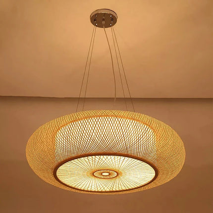 suspension en bambou fait à la main style chinois décoratif