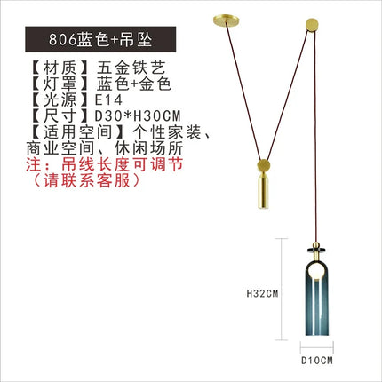 Suspension design en verre et métal pour intérieur moderne — LZ4Q7J2