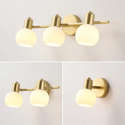 Applique murale LED triple tête avec lumière chaude, froide et blanche — LZ4X9P