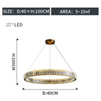 Doré 40cm / Lumière chaude 3000K
