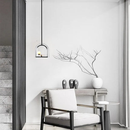 suspension oiseau minimaliste géométrique design créatif et moderne