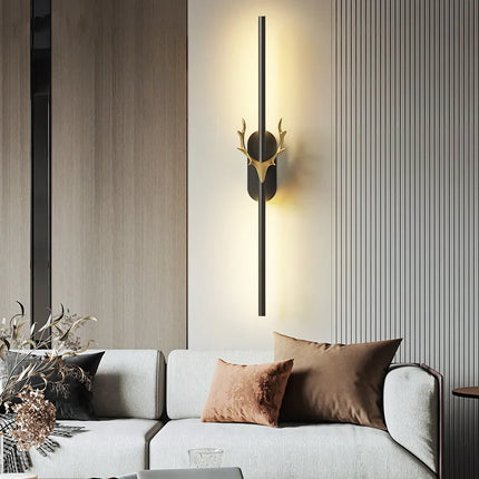 Applique murale décorative en forme de cerf pour intérieur — LZ4X9JQ