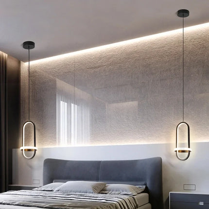 Suspension LED décorative moderne finition or pour intérieur — LZ4X9M