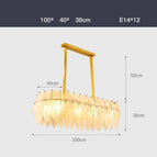 Ovale 100 cm / Cadre doré / Lumière chaude