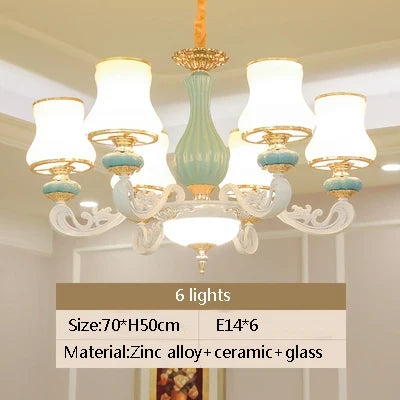 Lustre en céramique pour éclairage intérieur élégant et moderne — LZ4X9M